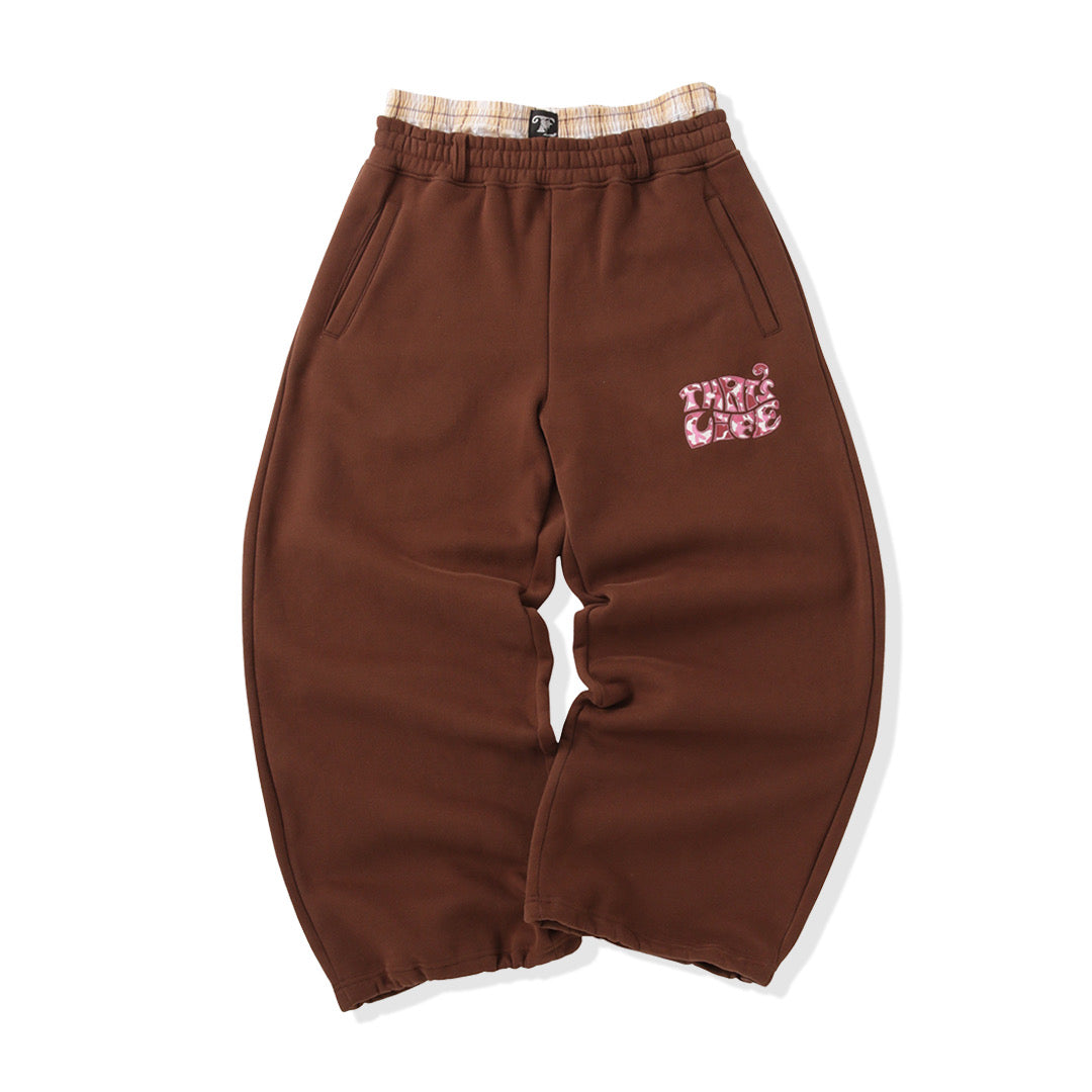 Surf Camo logo front print sweat pants