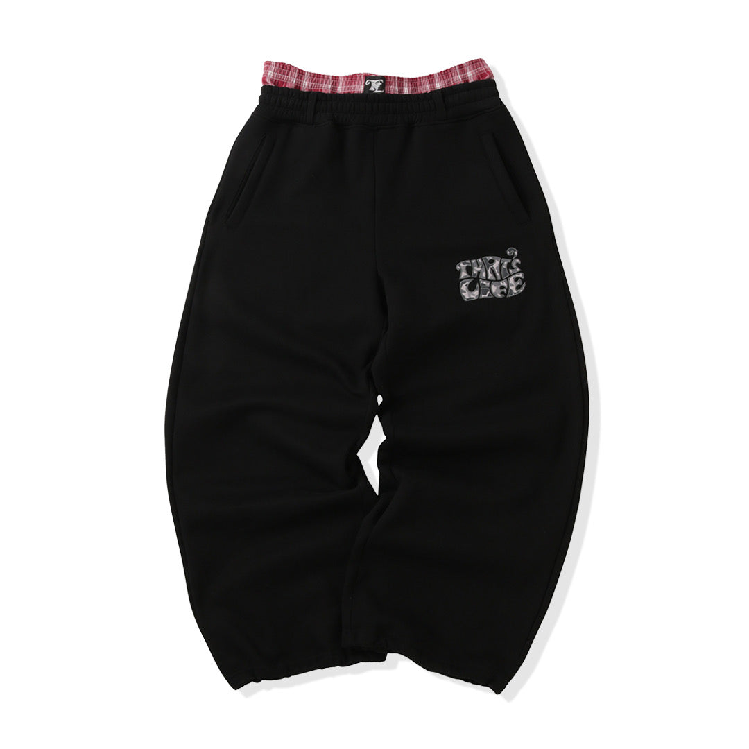 Surf Camo logo front print sweat pants