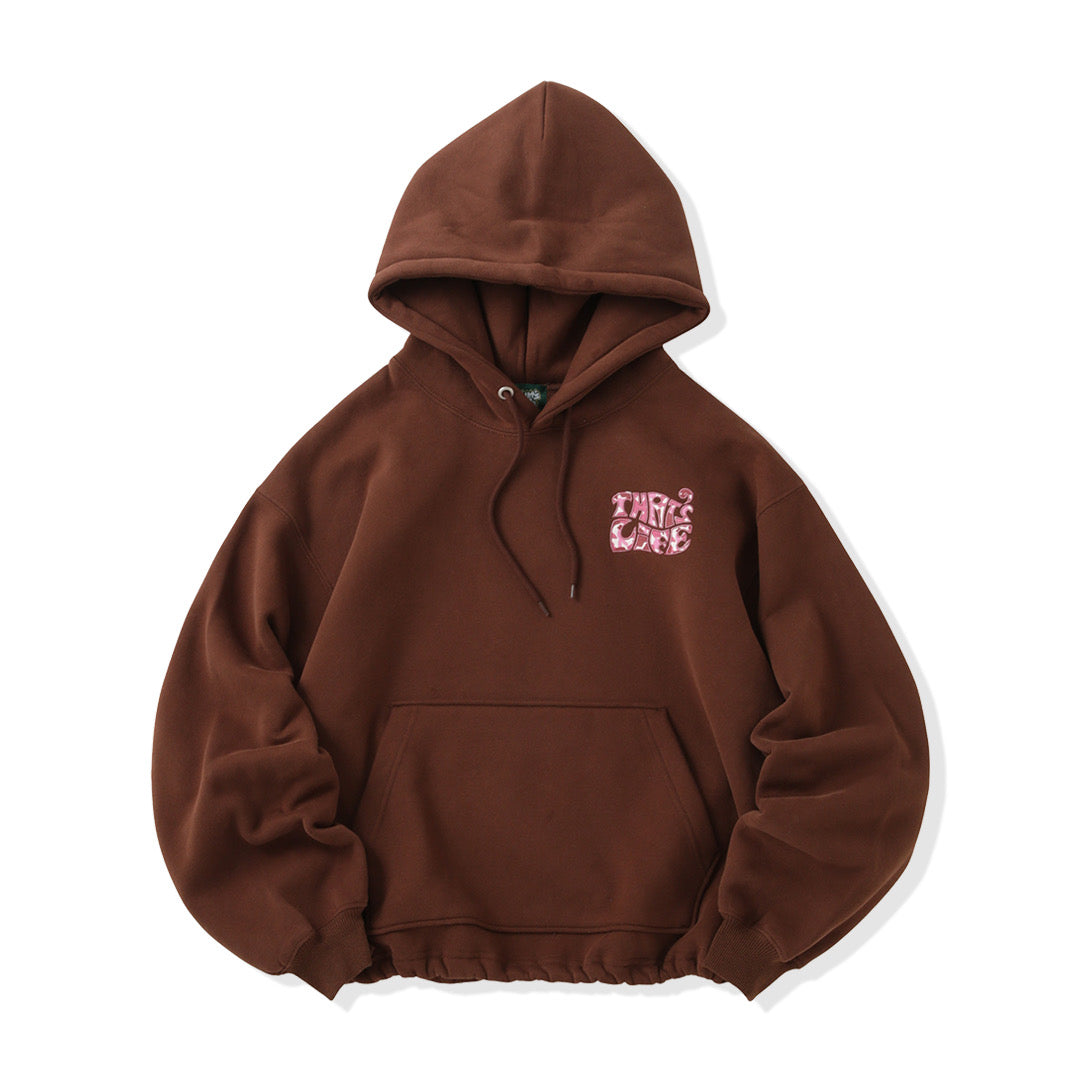 Surf Camo logo front print hoodie
