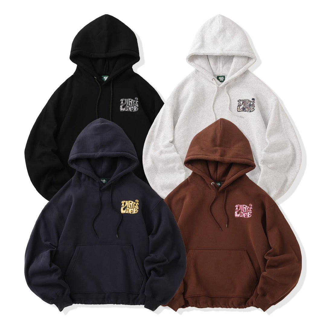 Surf Camo logo front print hoodie