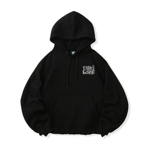 Surf Camo logo front print hoodie