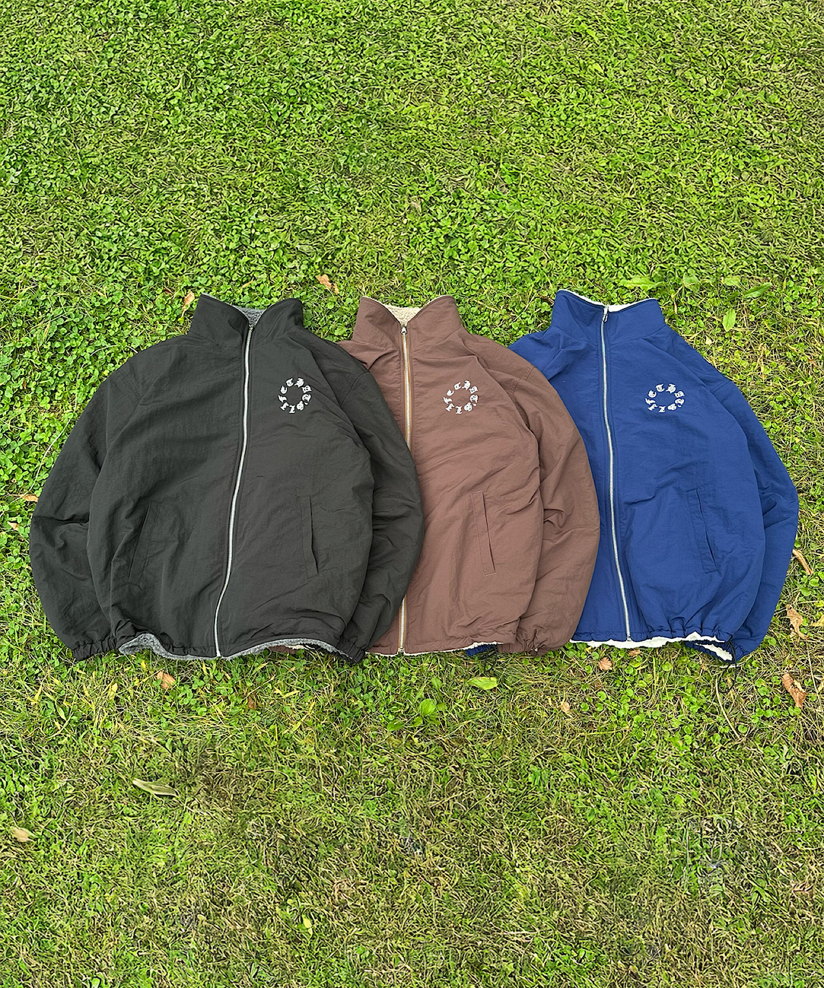 Circle logo Nylon Reversible Jacket