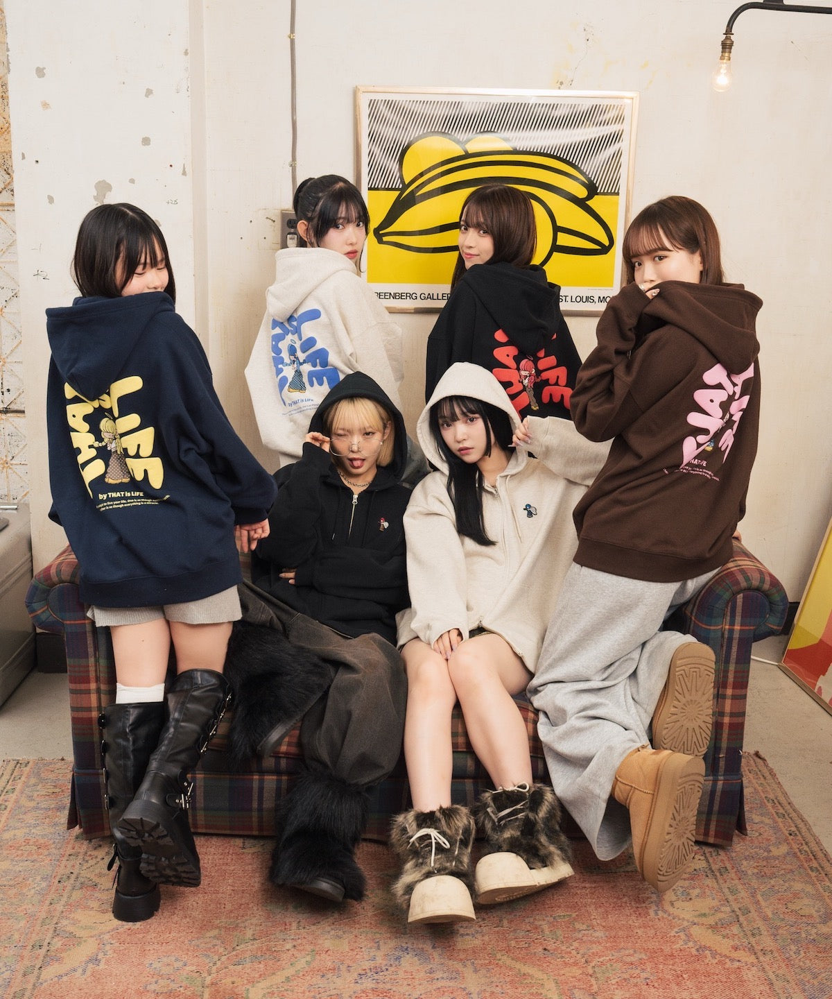 HEAVY WEIGHT 13.0oz "ANGEL GIRL" LOGO ZIP HOODIE