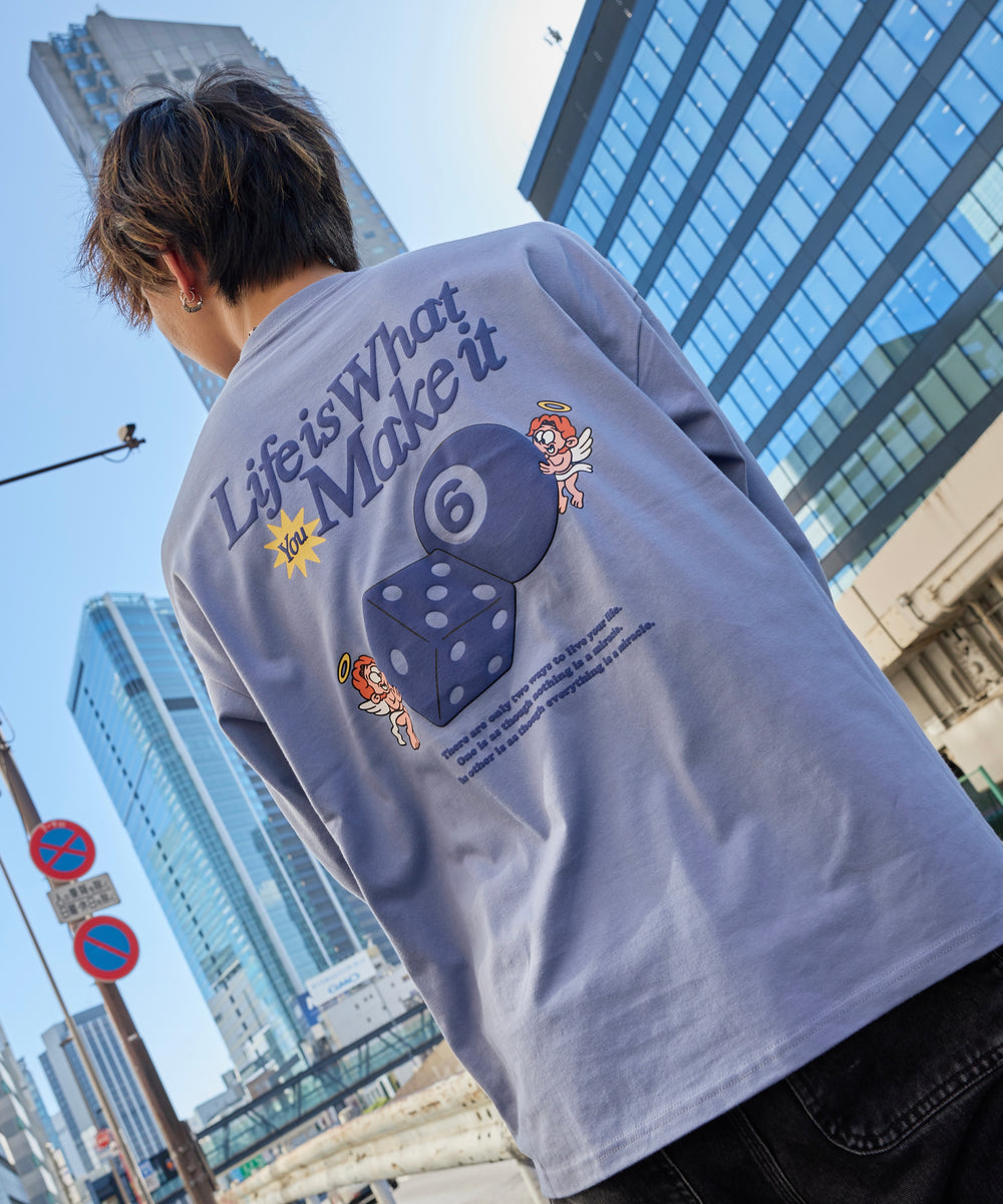 HEAVY WEIGHT 6.8oz “ANGEL DICE” LONG SLEEVE 