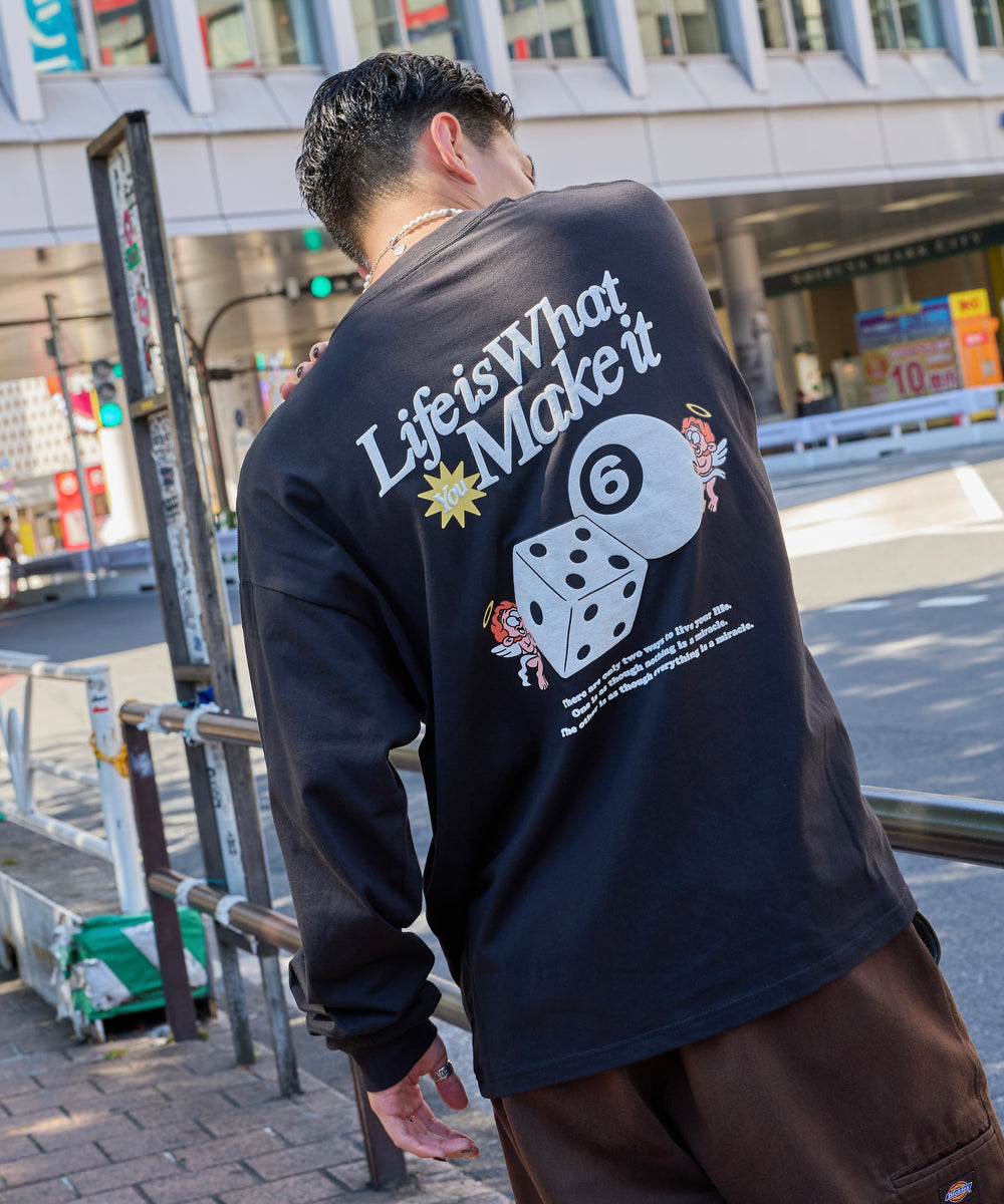 HEAVY WEIGHT 6.8oz “ANGEL DICE” LONG SLEEVE 