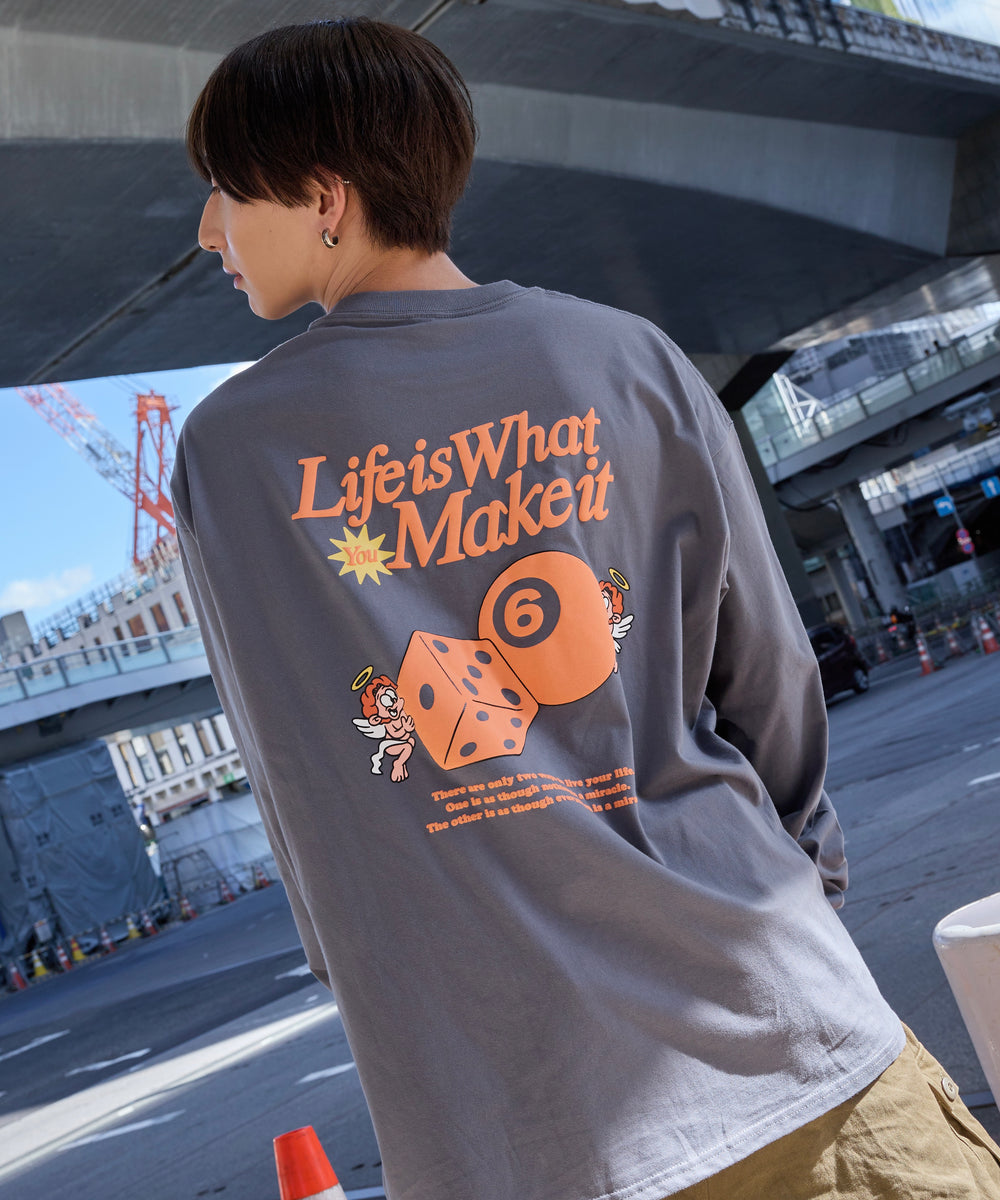 HEAVY WEIGHT 6.8oz “ANGEL DICE” LONG SLEEVE 