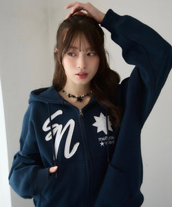Star Emblem zip hoodie – That's life online store