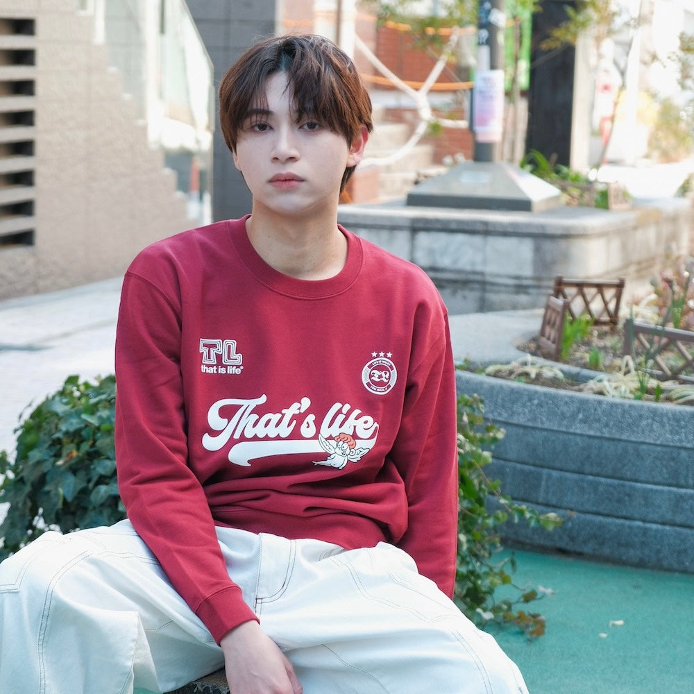 That's life “ANGEL” Sport logo sweat 