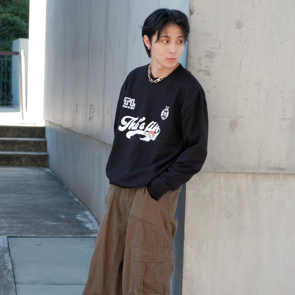That's life “ANGEL” Sport logo sweat 