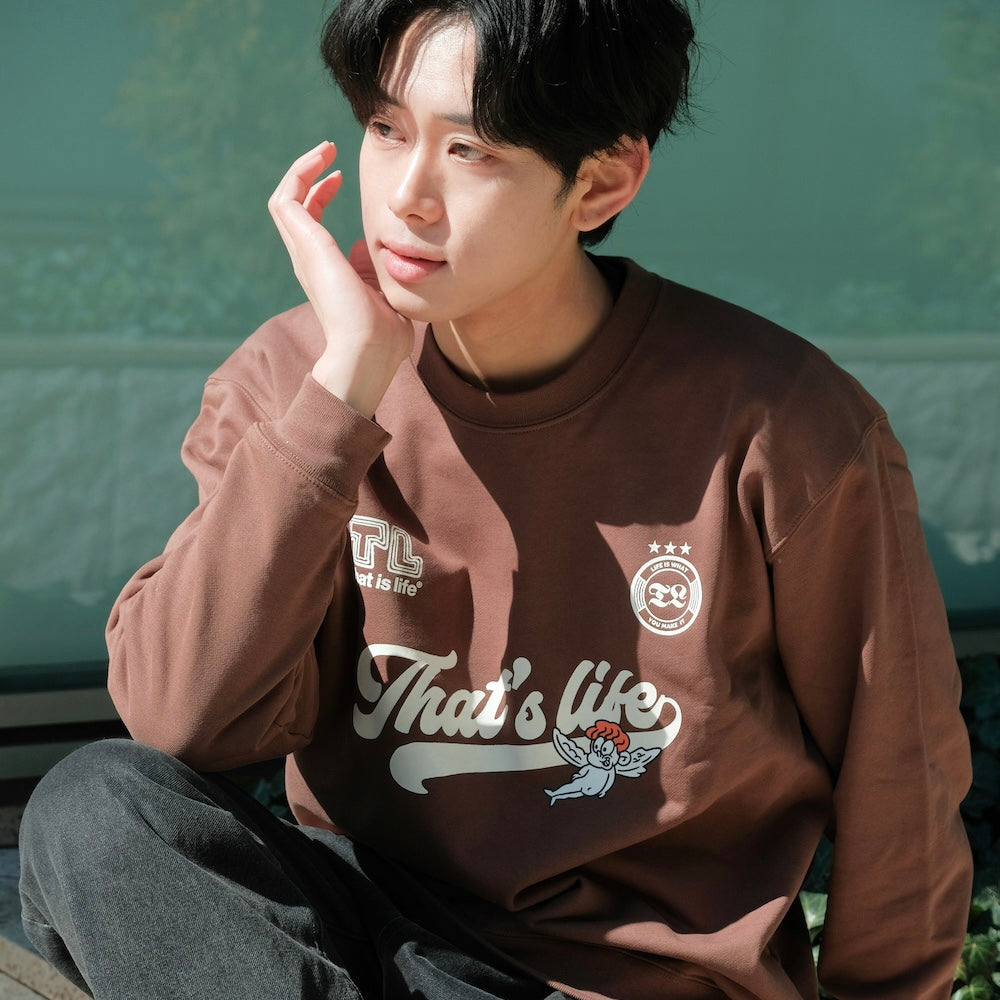 That's life “ANGEL” Sport logo sweat 