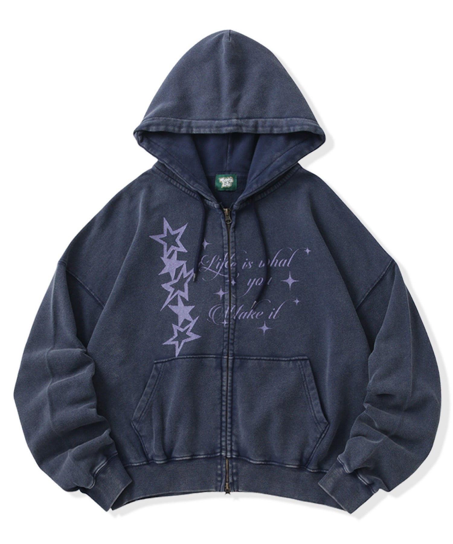 Vintage styles Starfall Script zip hoodie – That