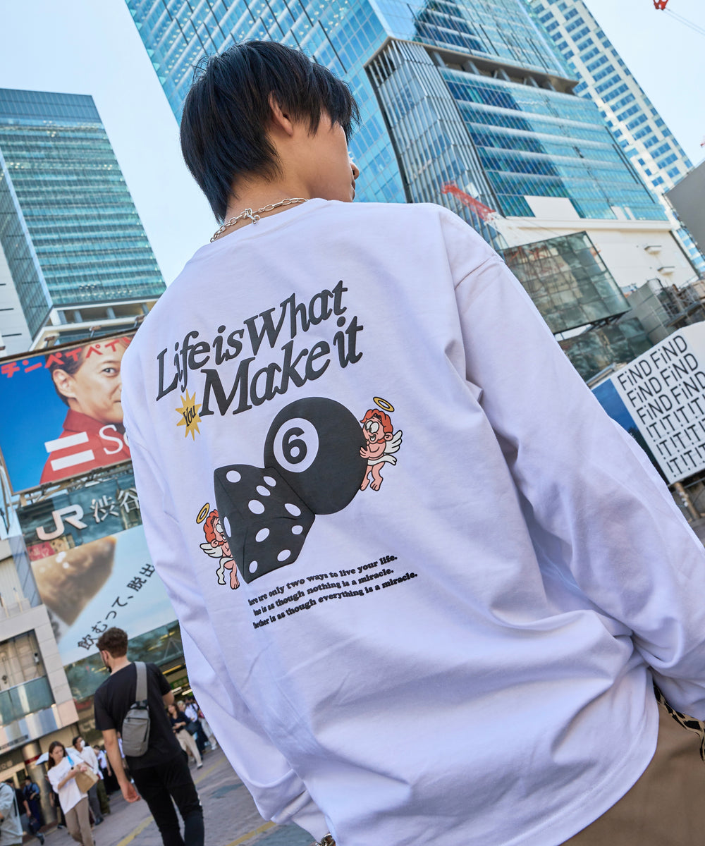 HEAVY WEIGHT 6.8oz “ANGEL DICE” LONG SLEEVE 