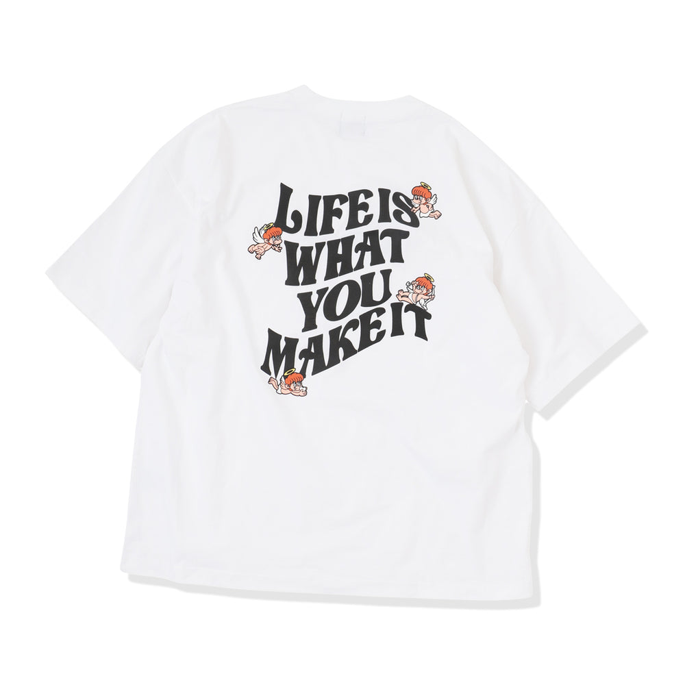 HEAVY WEIGHT 6.8oz ANGEL LOGO TEE free