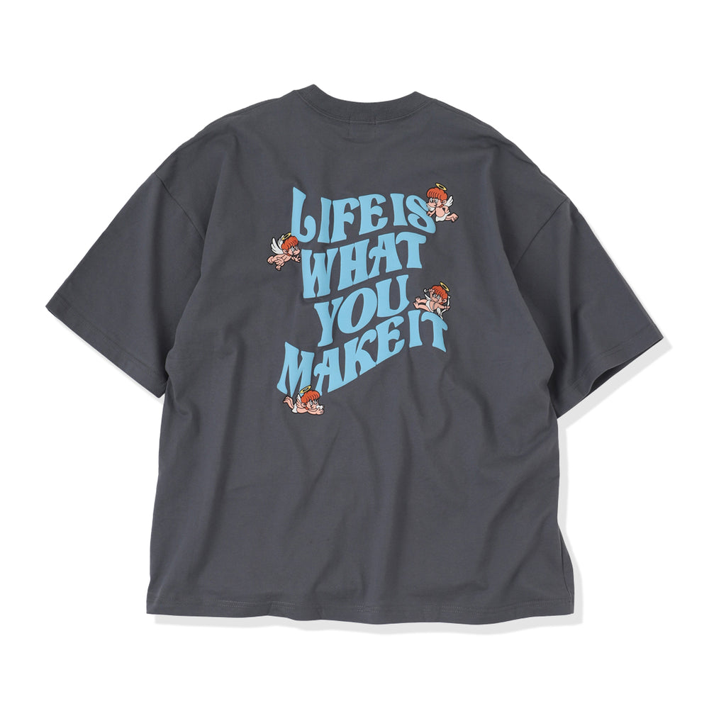 HEAVY WEIGHT 6.8oz ANGEL LOGO TEE free