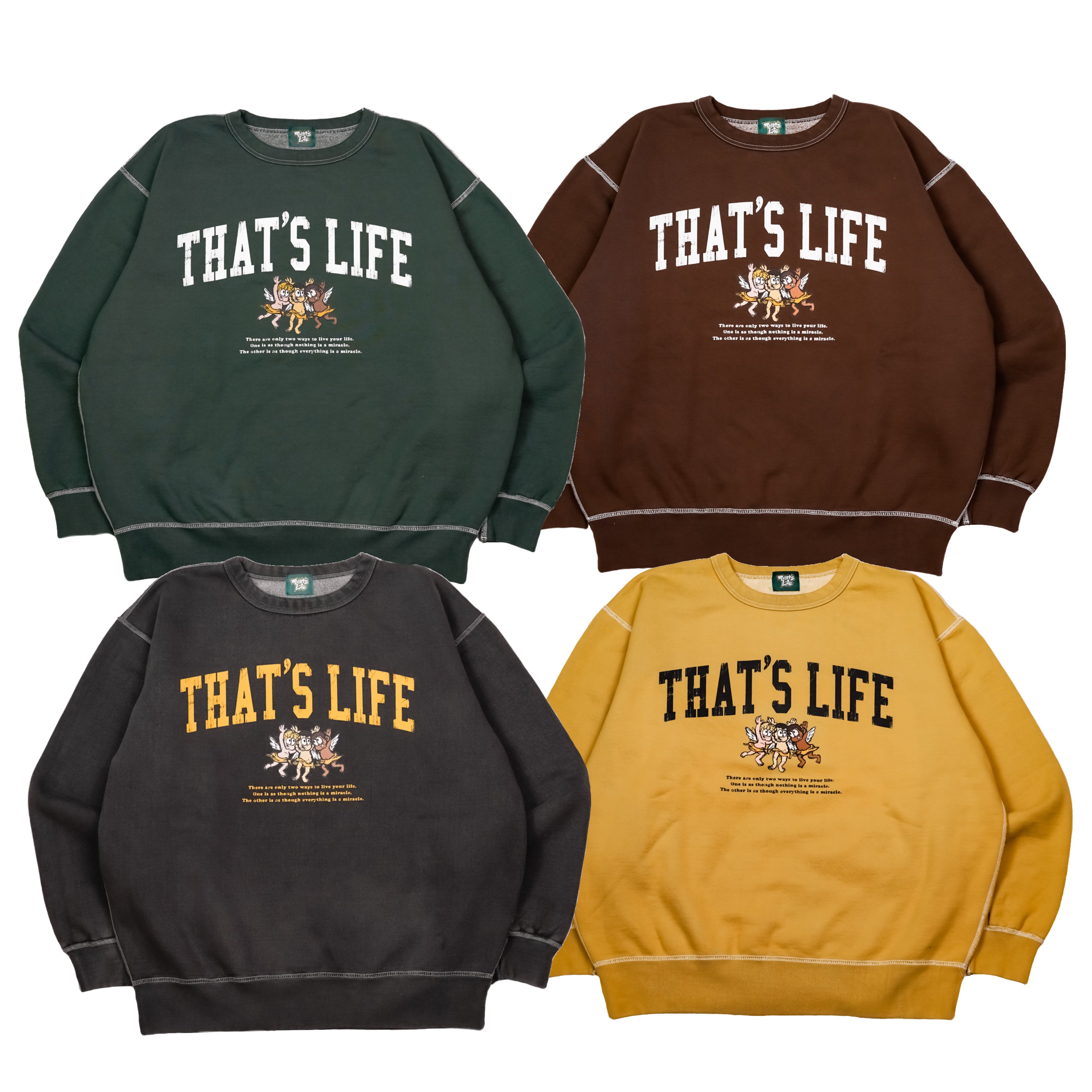 Vintage styles Big Logo Sweat – That's life online store