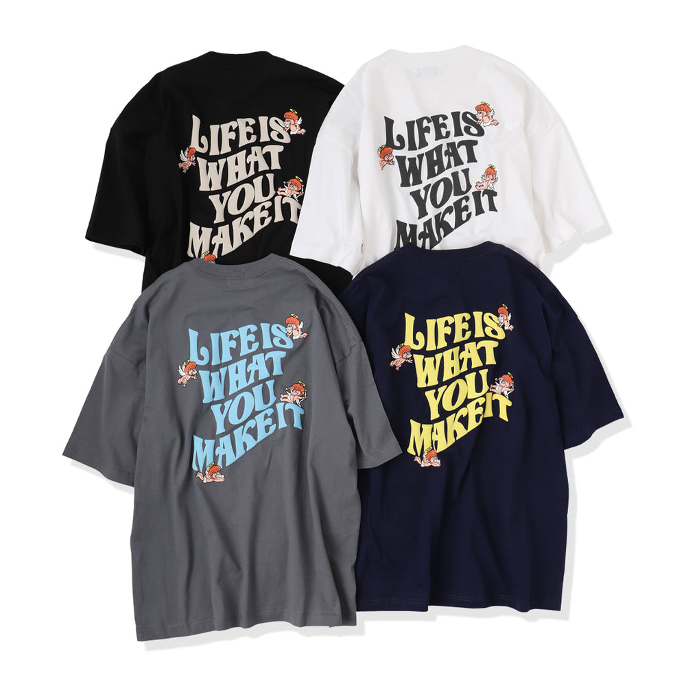 HEAVY WEIGHT 6.8oz ANGEL LOGO TEE free