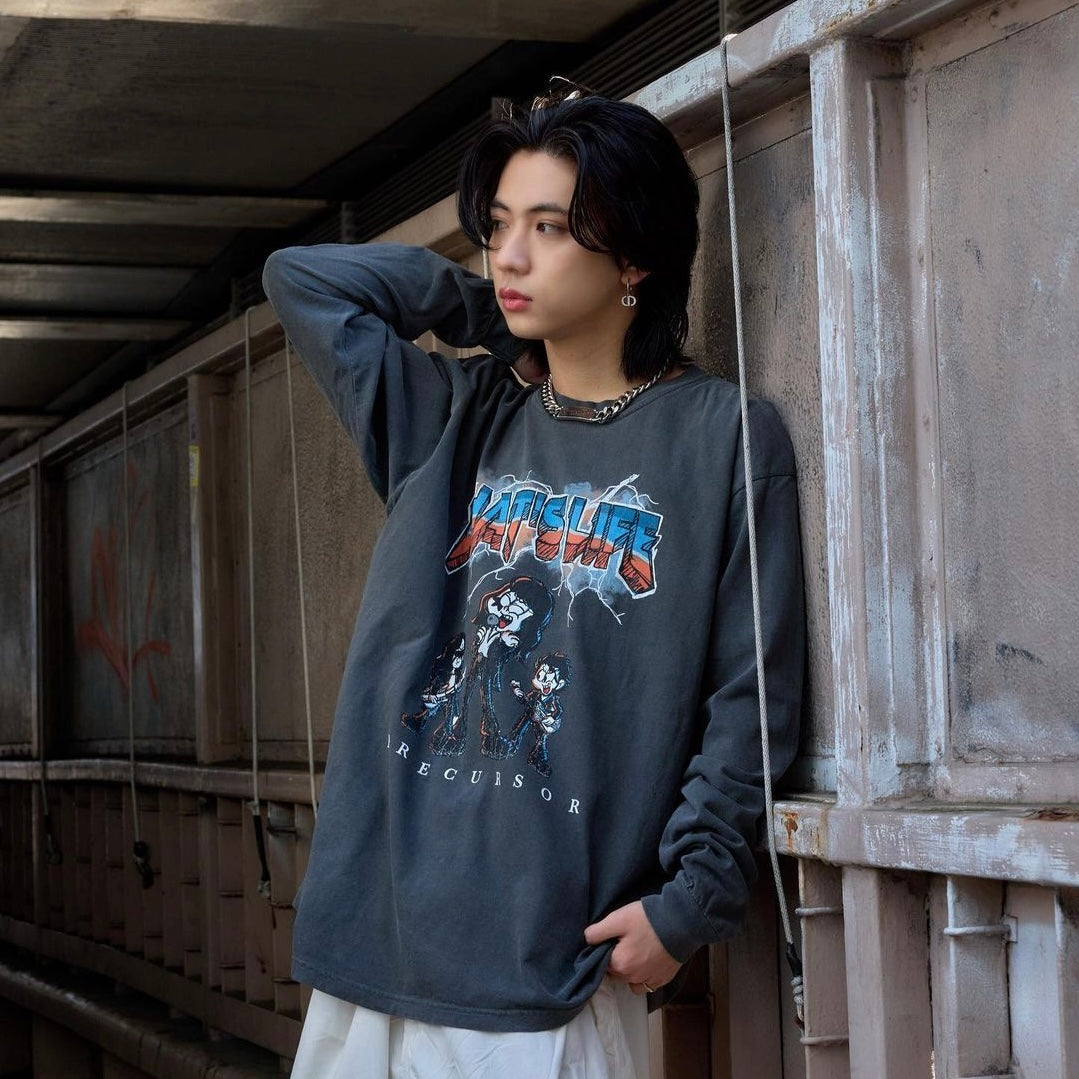 That’s life Vintage styles Rock Long Sleeve