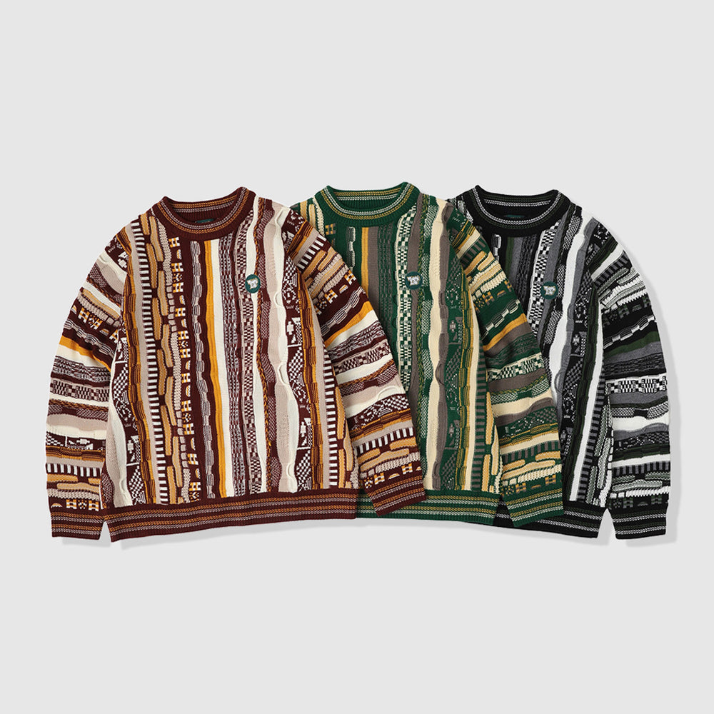 Vintage Styles 3D Knit Pullover free