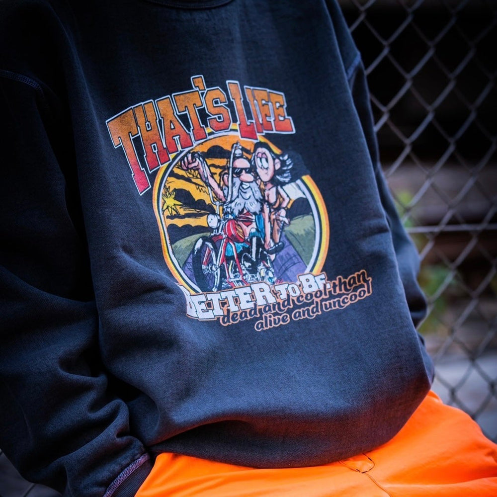 Vintage Style Biker Sweat