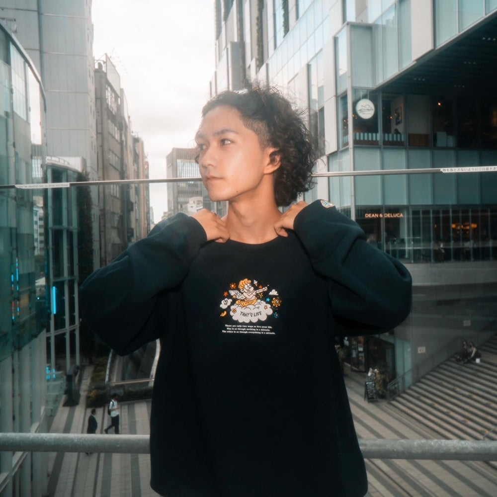 HEAVY WEIGHT HAPPY ANGEL SWEAT 