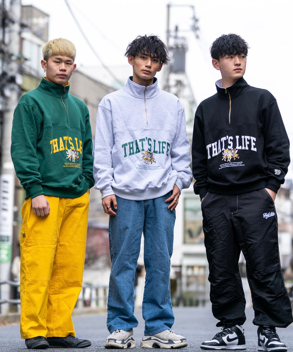 That's life Angel Half zip sweat 