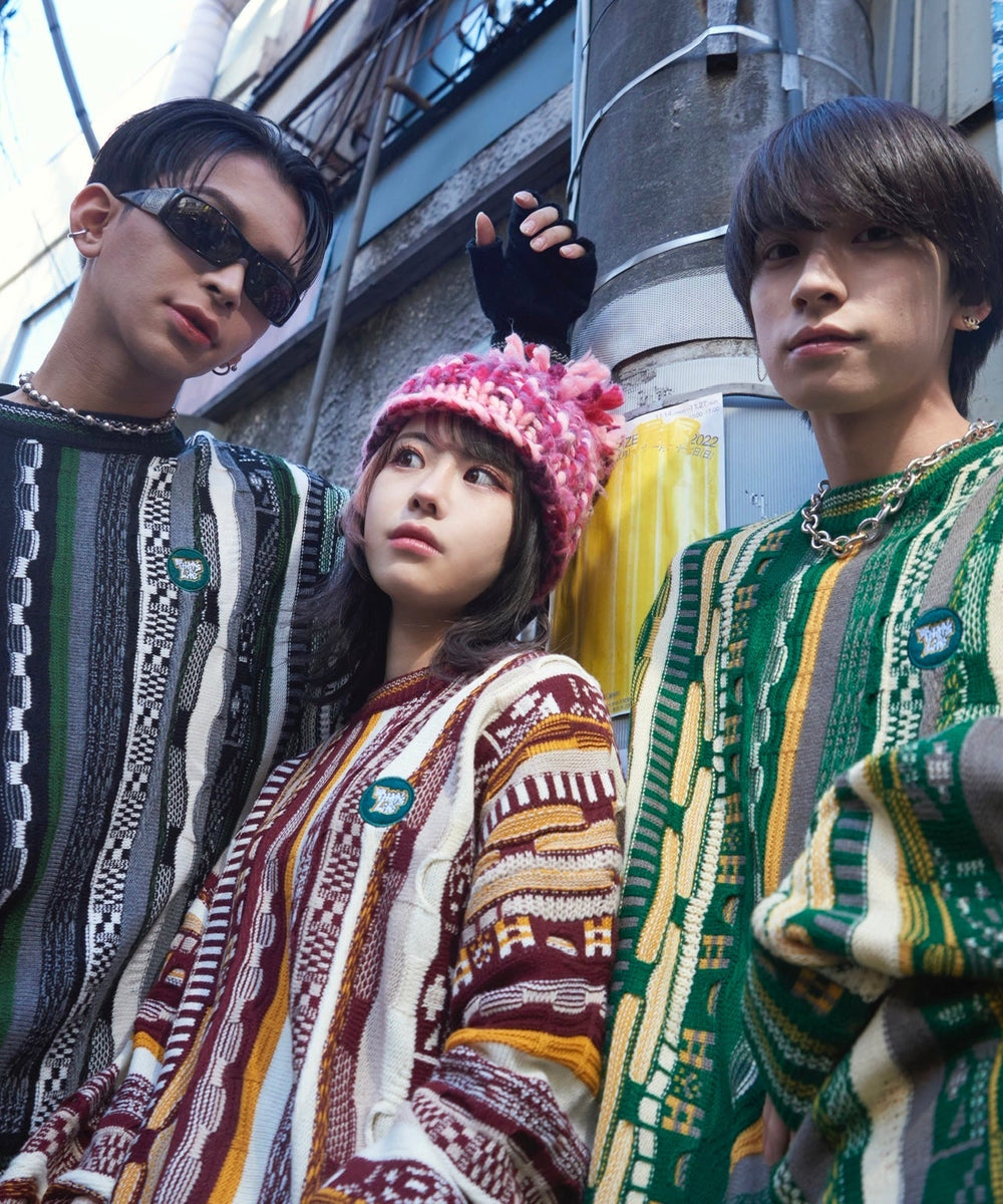 Vintage Styles 3D Knit Pullover 