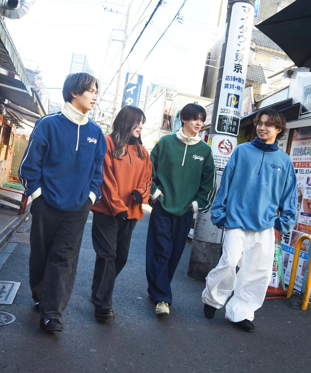 That's life Original Fleece Half zip sweat