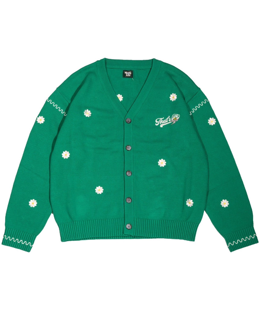 That's life Flower cardigan free
