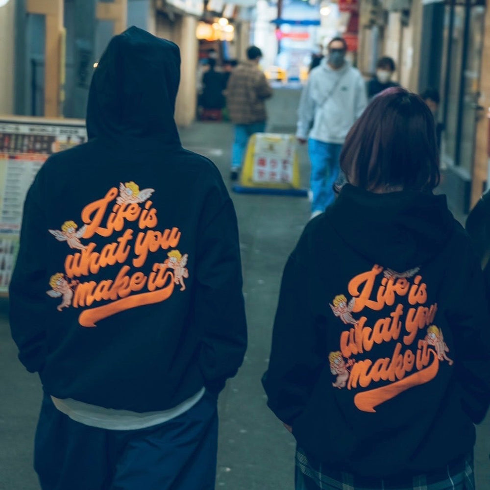 HEAVY WEIGHT 14oz ANGEL HOODIE 