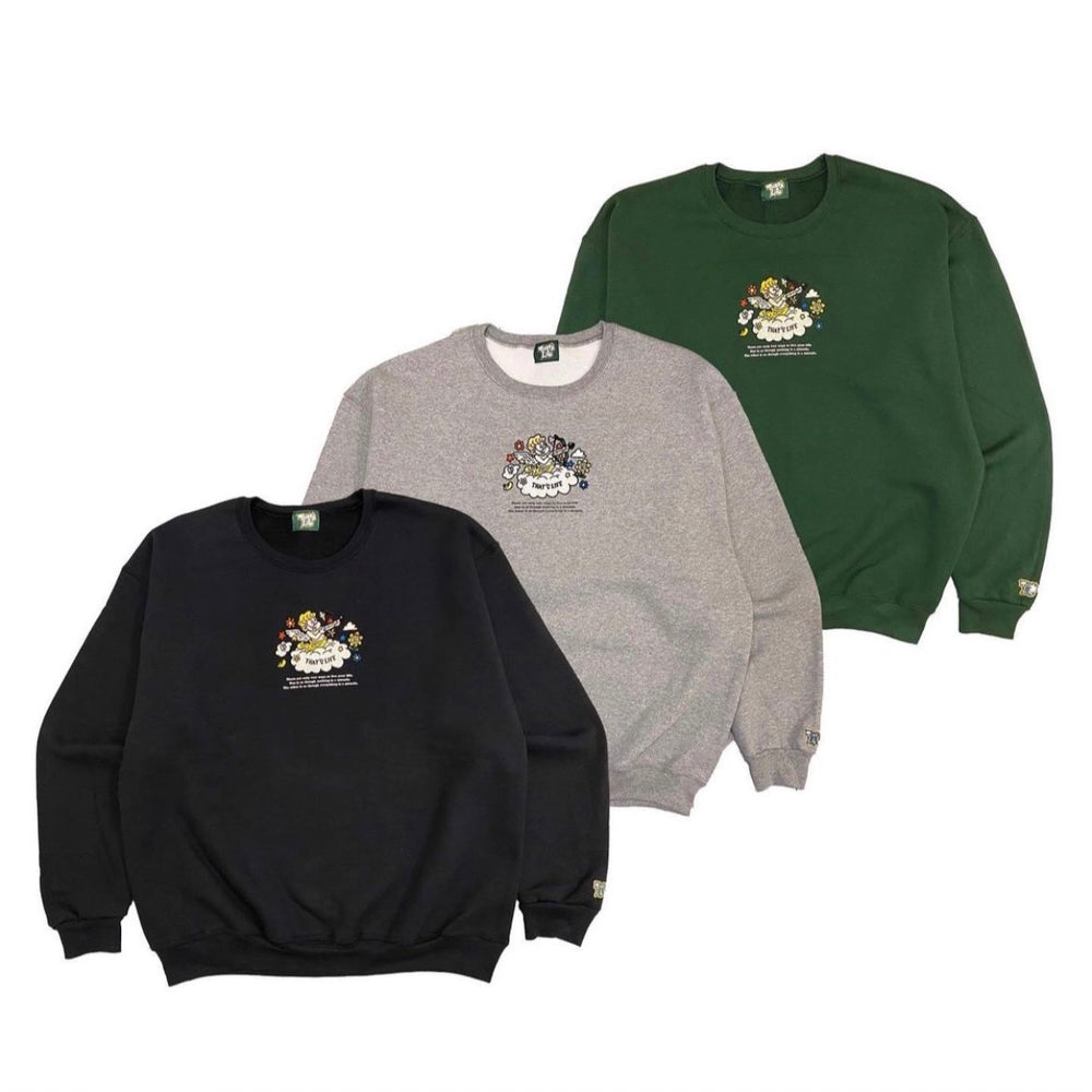 HEAVY WEIGHT HAPPY ANGEL SWEAT 