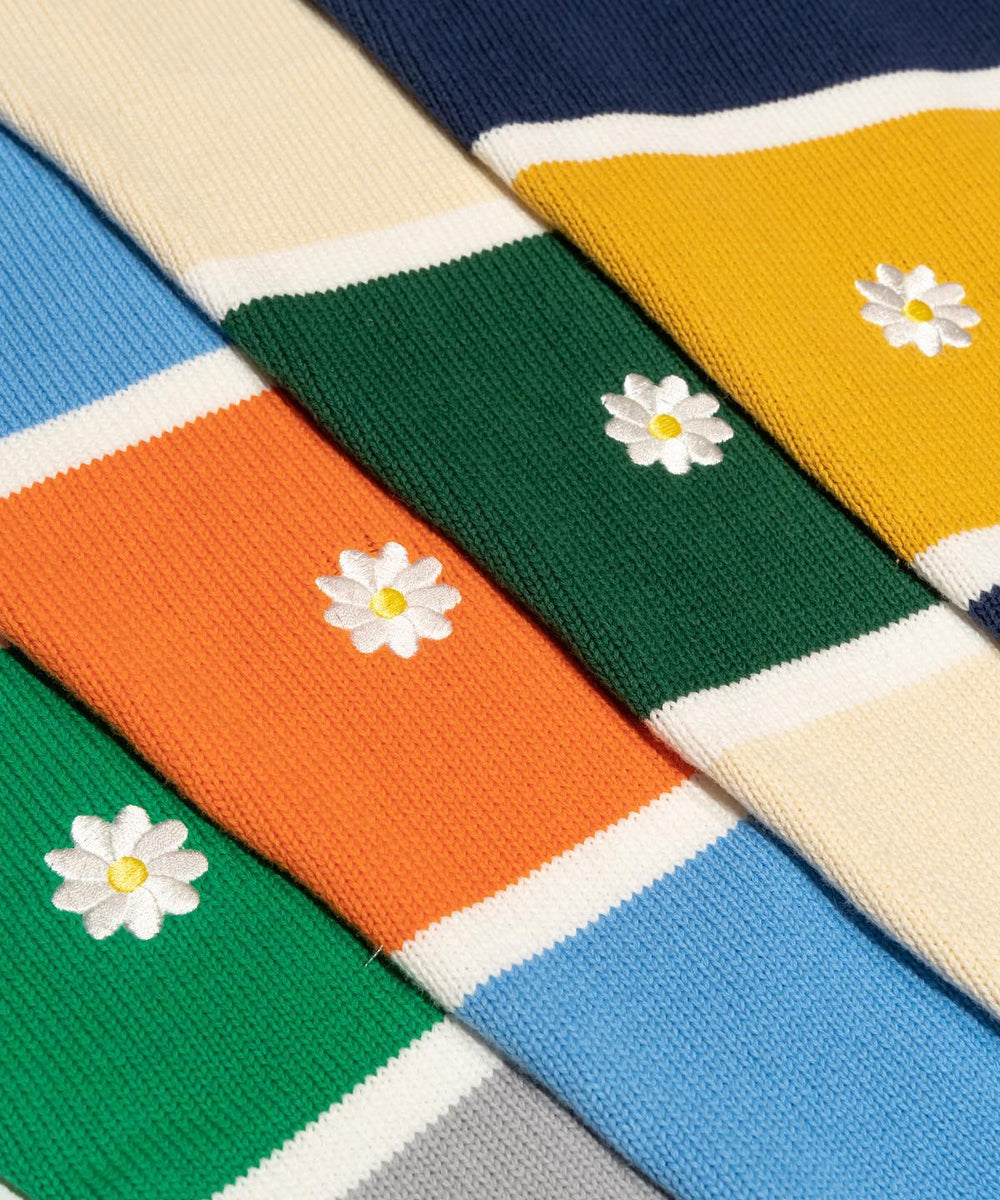 That's life Flower Half zip knit 