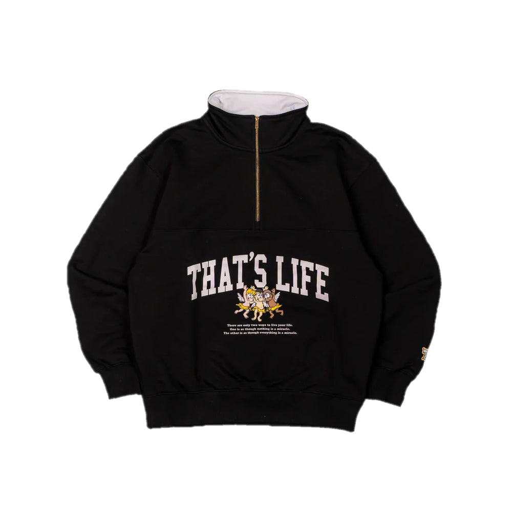 That’s life Angel Half zip sweat free
