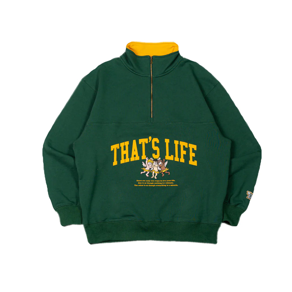 That’s life Angel Half zip sweat free